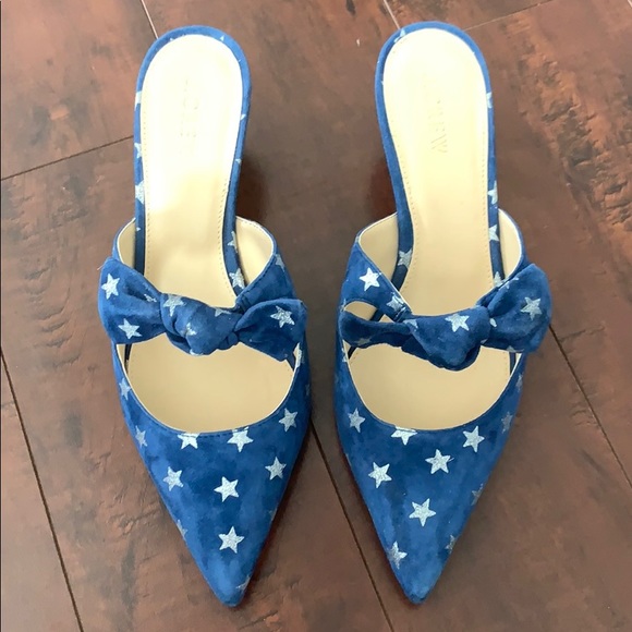 J. Crew Sophia Mules in Starry Suede - Picture 5 of 7